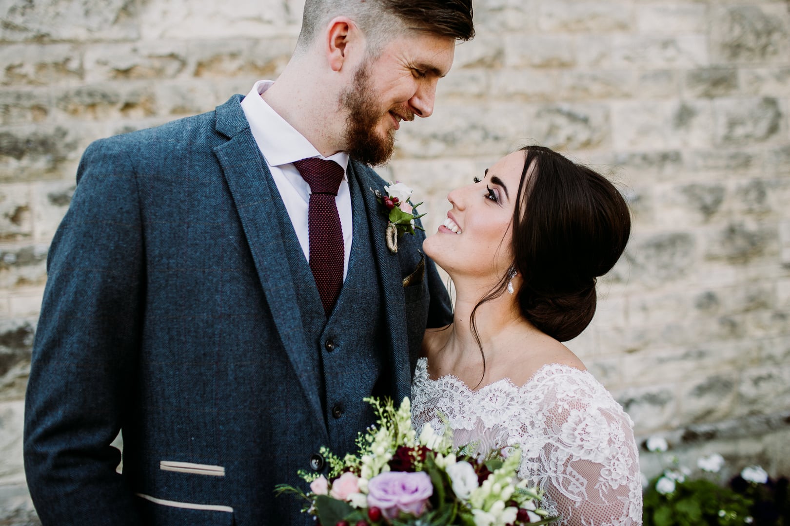 Wedding Photography at Thoresby Hall: Couple portrait